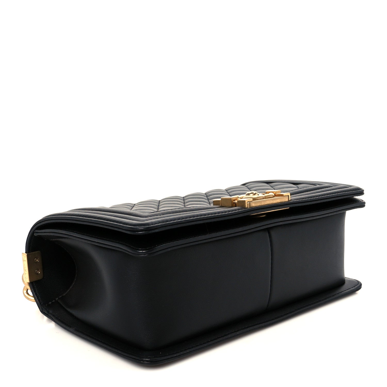 Chanel Lambskin Quilted Medium Boy Flap Black 4 of 11