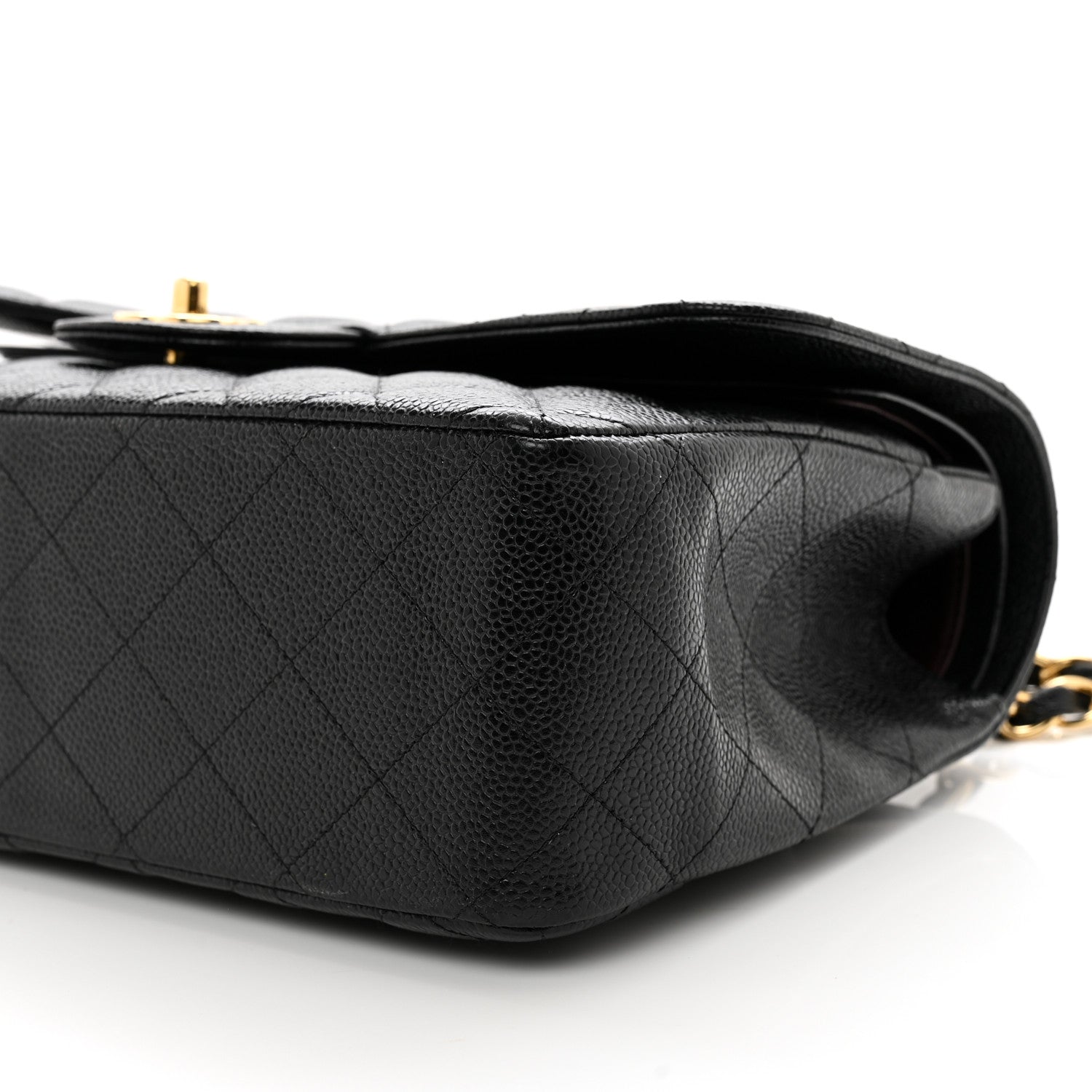 Chanel Caviar Quilted Jumbo Double Flap Black 10 of 10