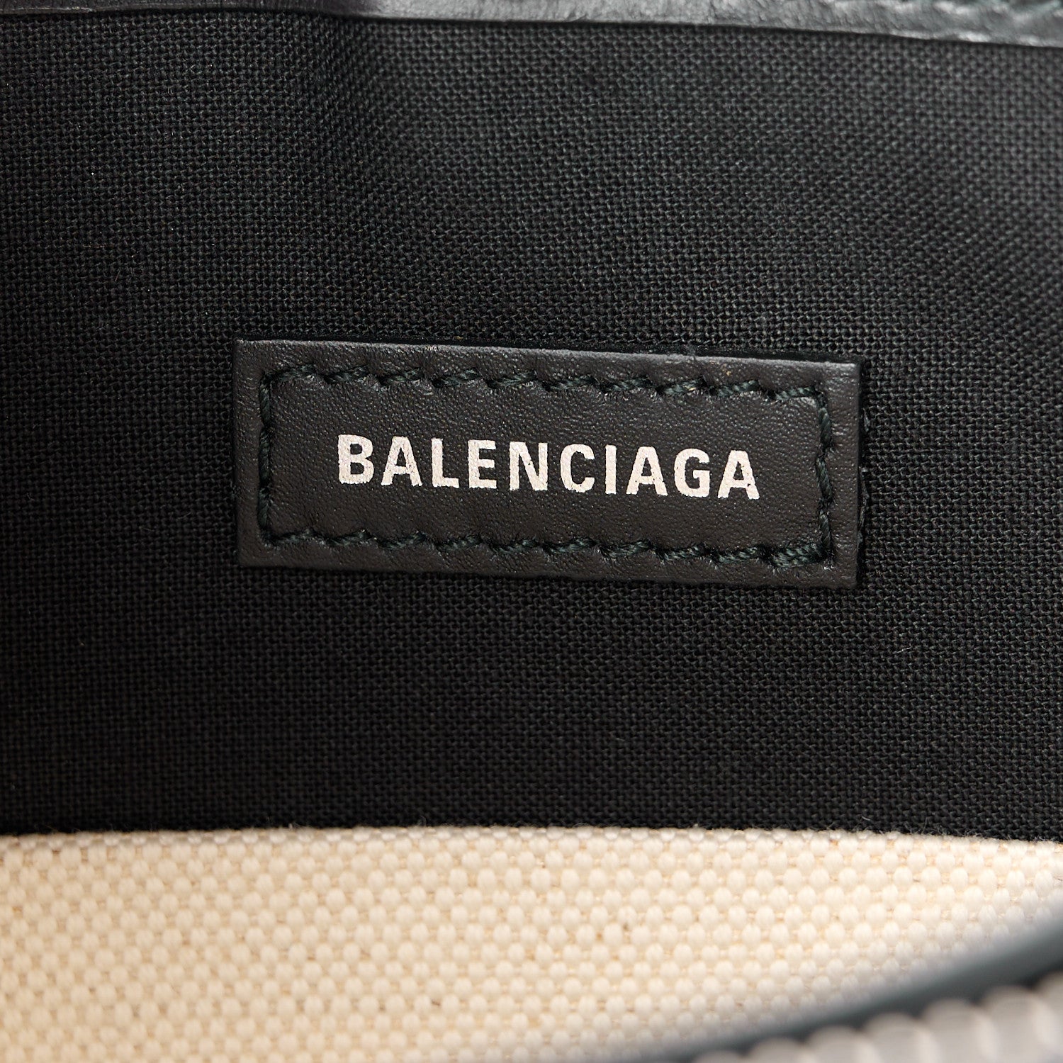 Balenciaga Cotton Canvas Pochette Crossbody Bag Black 7 of 11