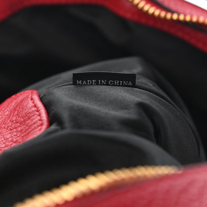 Miu Miu Calfskin Satchel Red 9 of 11