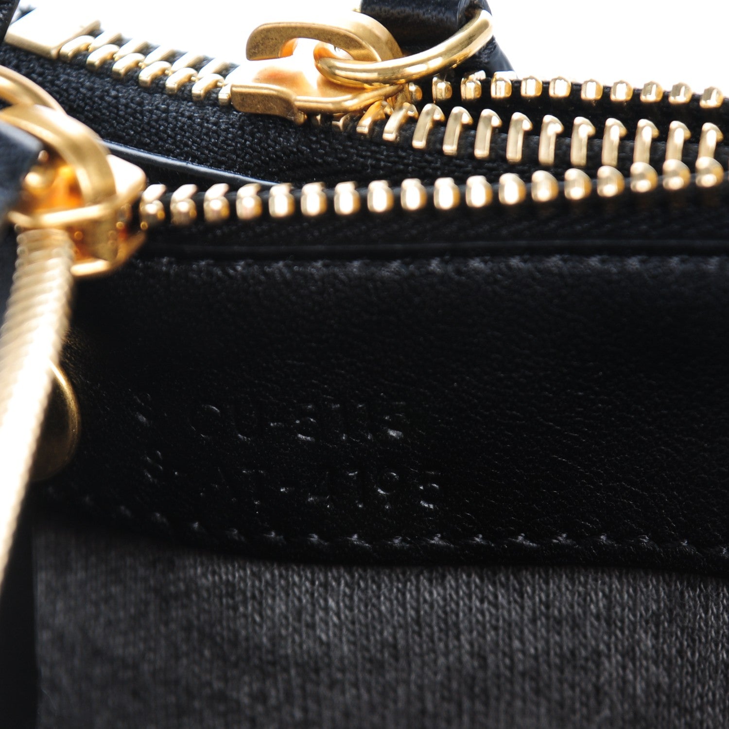 Celine Lambskin Large Trio Crossbody Bag Black 7 of 8