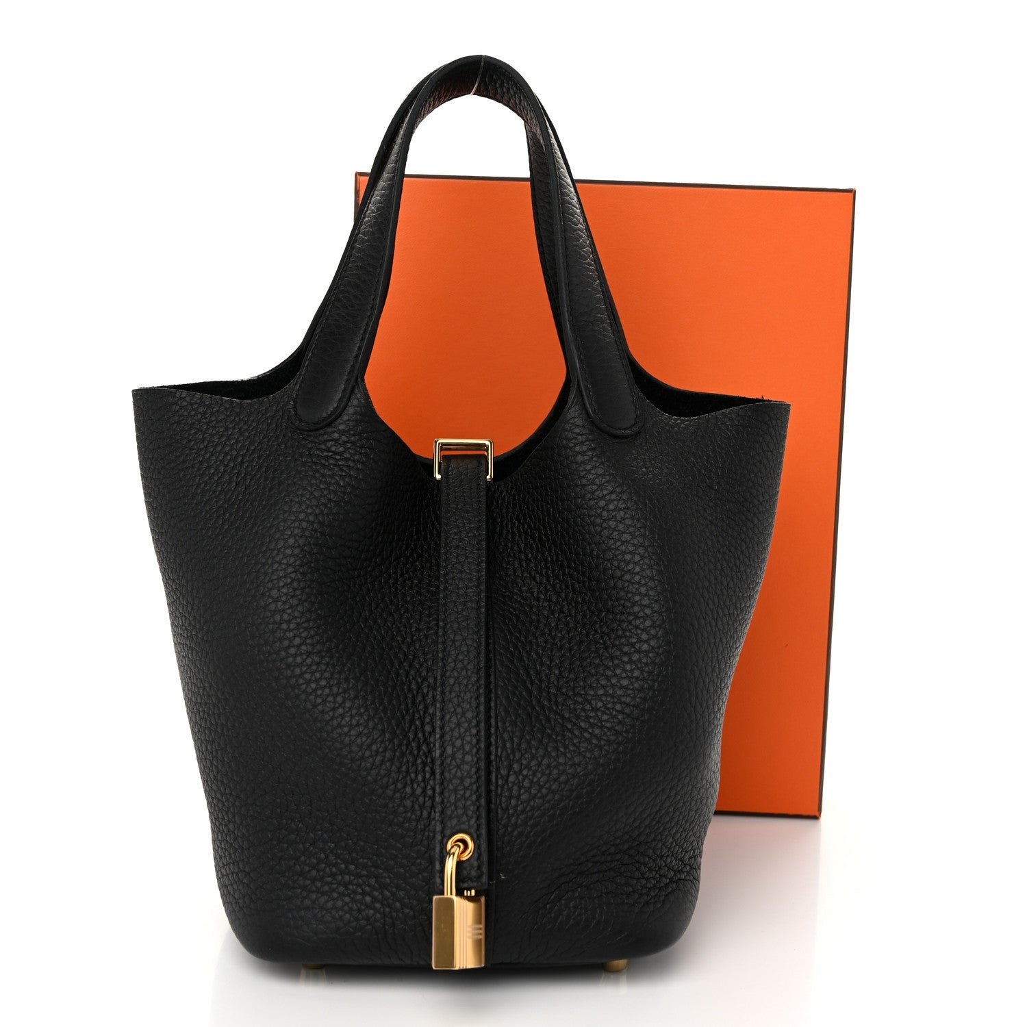 Hermes Taurillon Clemence Picotin Lock 18 PM Black 11 of 11