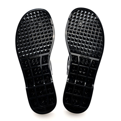 Valentino Garavani PVC Vlogo PM Thong Sandals 40 Black 6 of 9