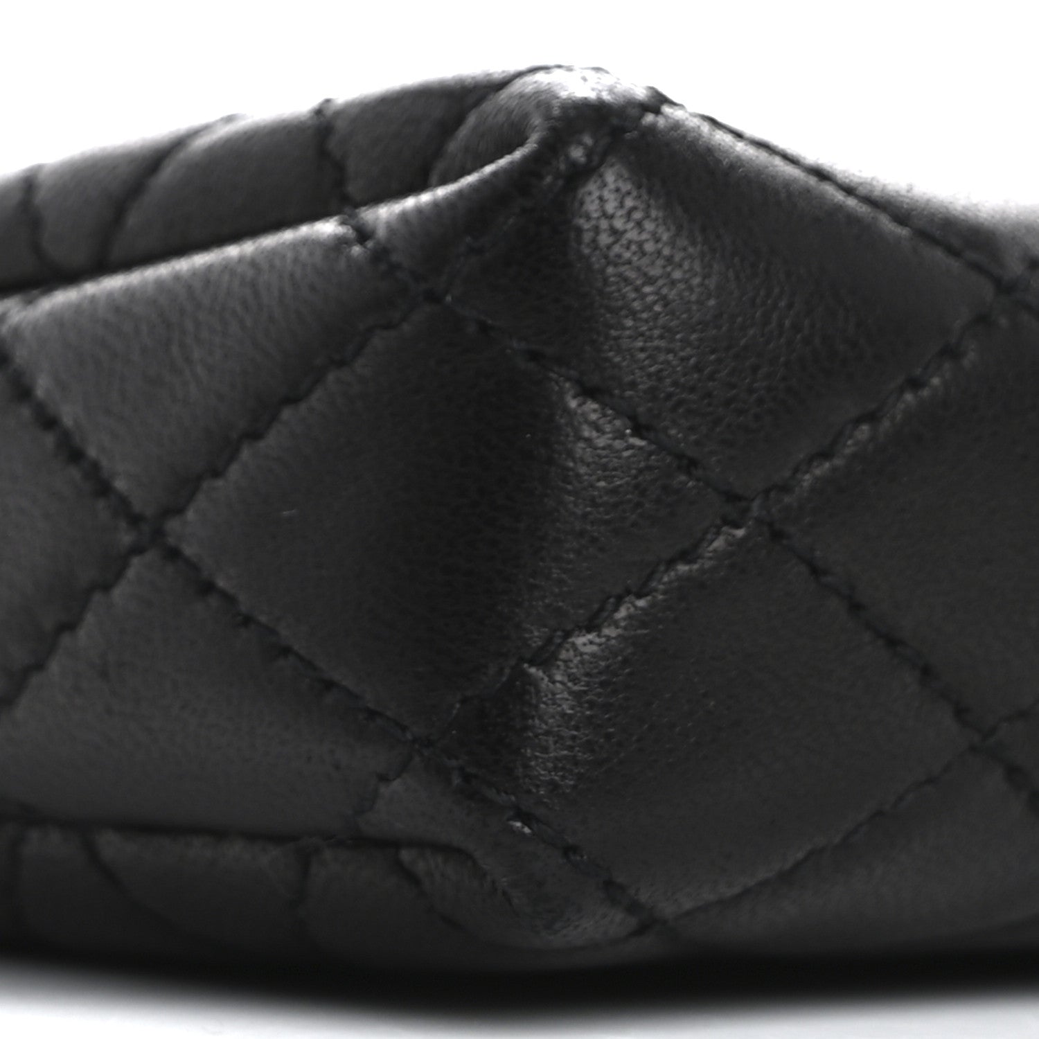 Saint Laurent Lambskin Quilted Gaby Zipped Pouch Black 9 of 11