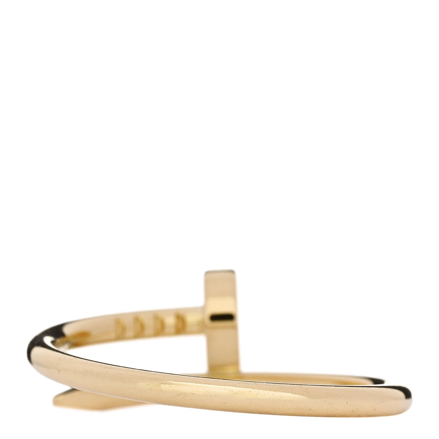 Cartier 18K Yellow Gold Small Juste Un Clou Ring 55 7.25 3 of 5