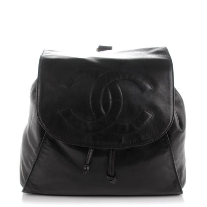 Chanel Lambskin CC Backpack Black 1 of 7