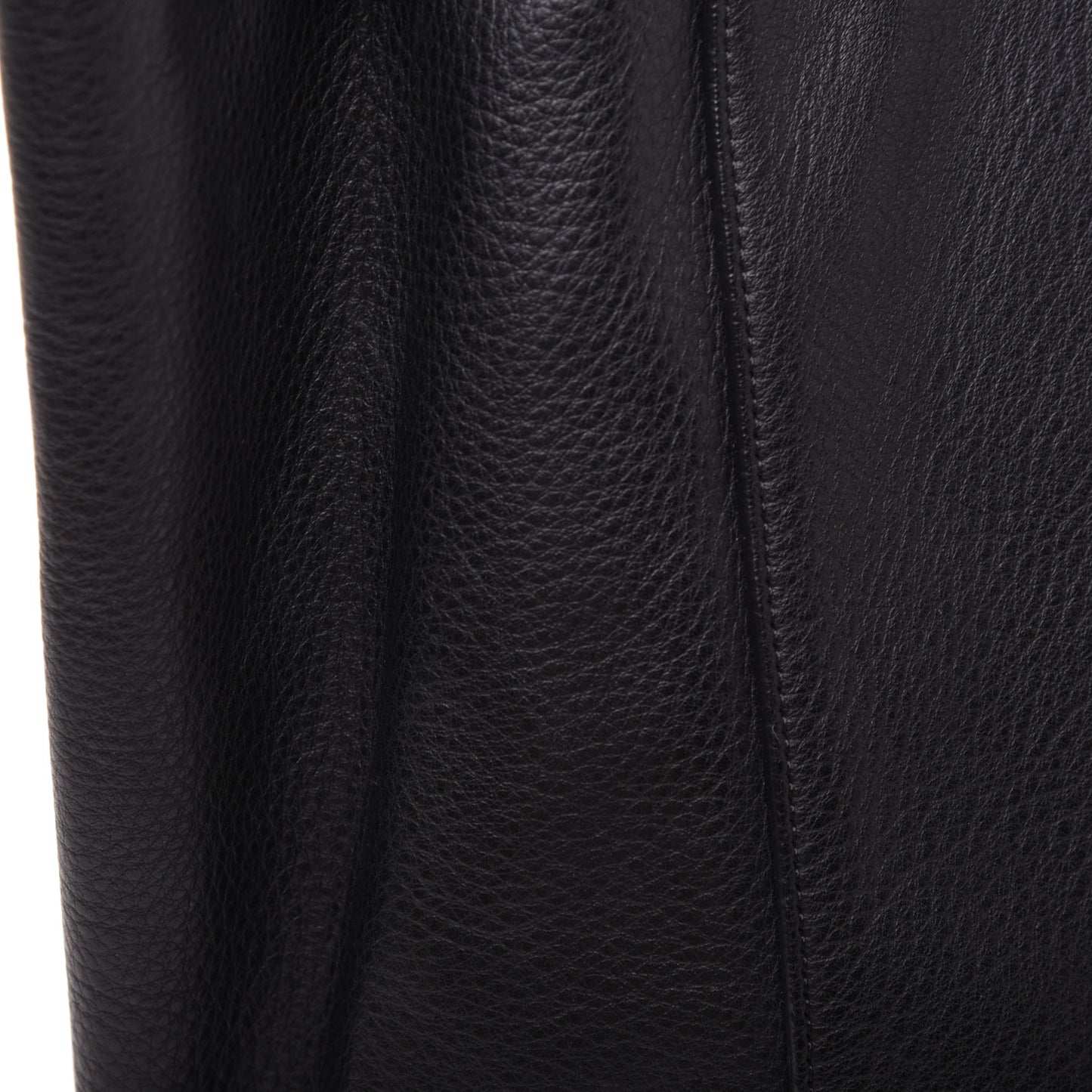 Soft Grained Calfskin Small Belt Cabas Phantom Black