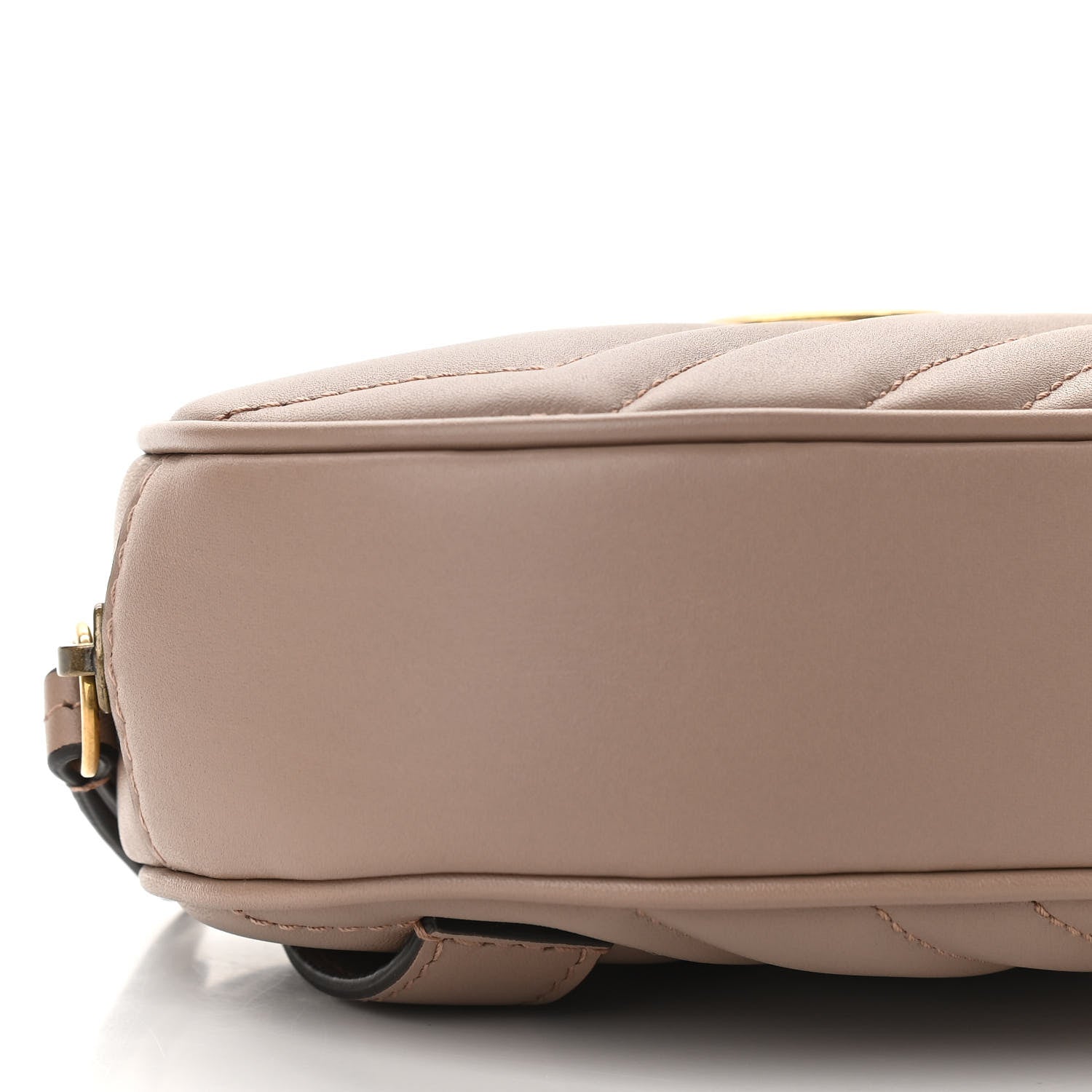 Gucci Calfskin Matelasse GG Marmont Belt Bag 95 38 Porcelain Rose 10 of 11