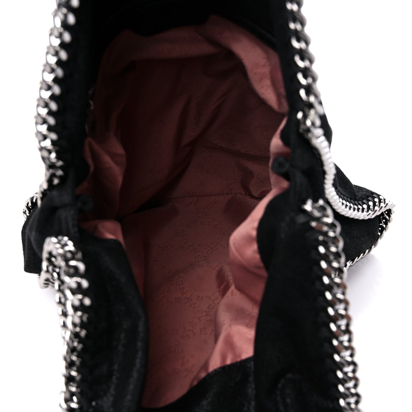 Shaggy Deer Falabella Fold Over Tote Black