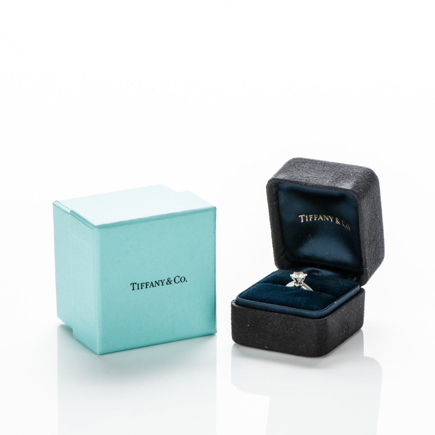 Platinum Diamond .74ct Solitaire Engagement Ring 5