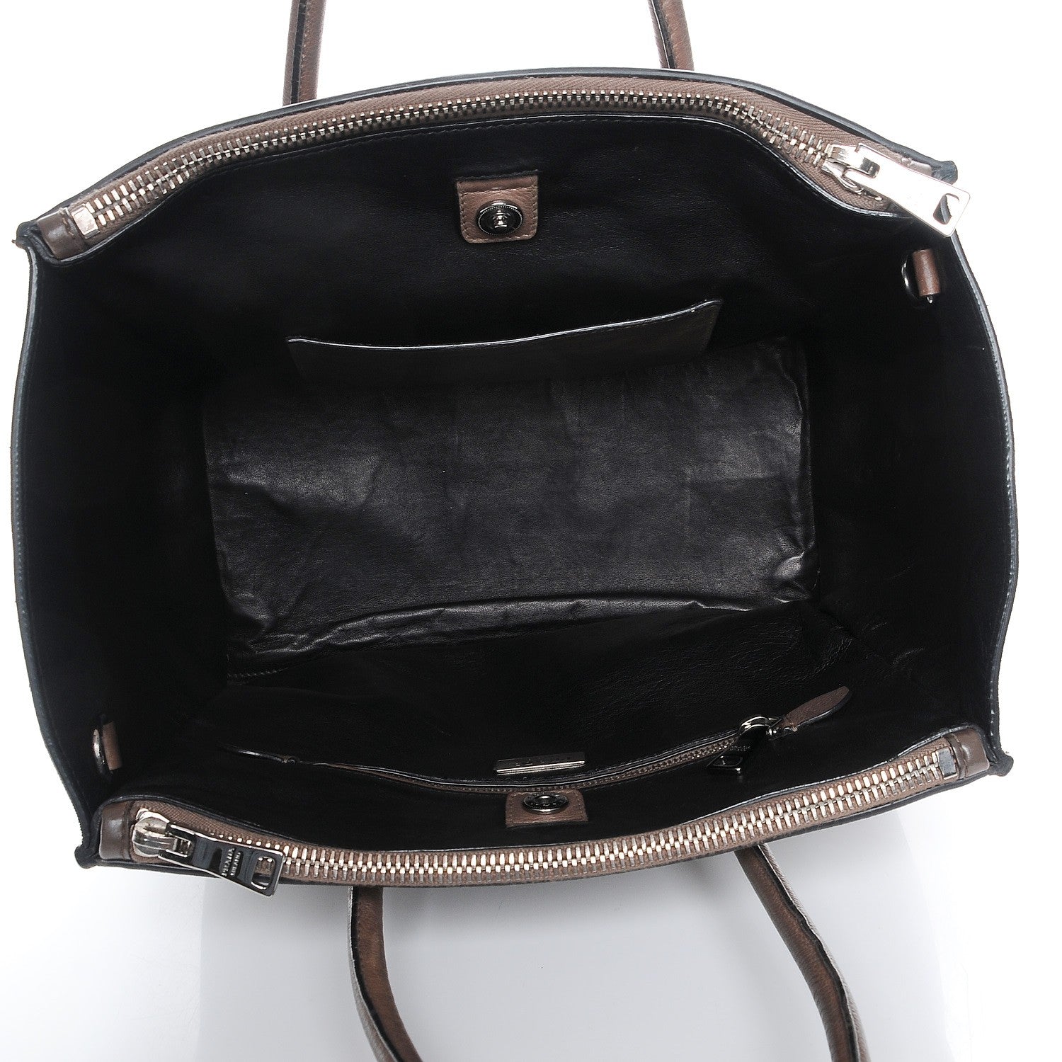 Prada Glace Calf Twin Pocket Tote Argilla 5 of 10