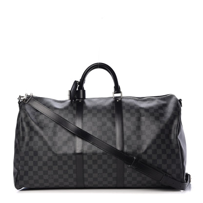 Louis Vuitton Damier Graphite Keepall Bandouliere 55 1 of 12