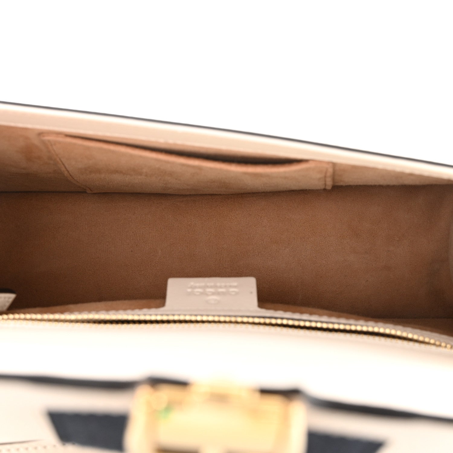 Gucci Calfskin Small Sylvie Shoulder Bag Off White 5 of 10