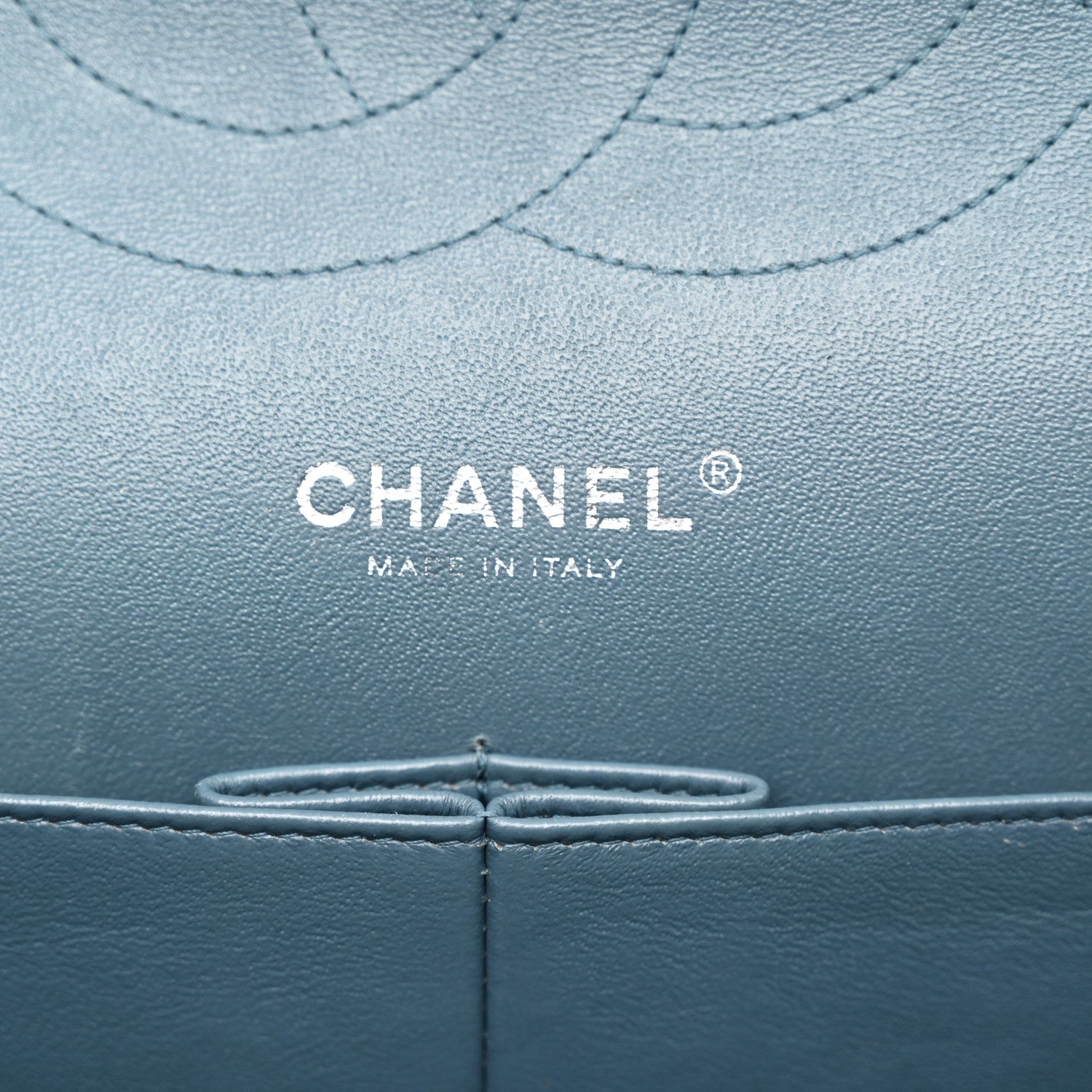 Chanel Lambskin Quilted Jumbo Double Flap Dark Blue 6 of 12