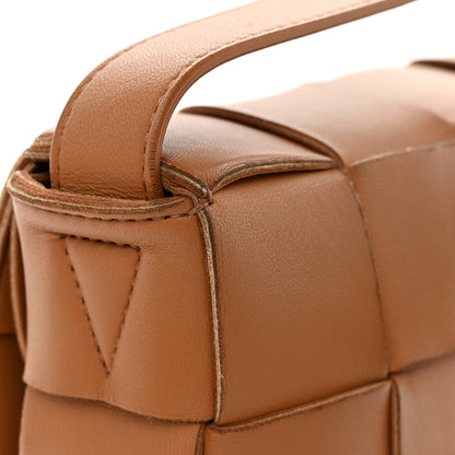 Bottega Veneta Lambskin Maxi Intrecciato Cassette Crossbody Bag Caramel 13 of 13