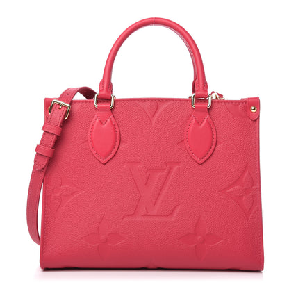Louis Vuitton Empreinte Monogram Giant Onthego PM Freesia 1 of 11
