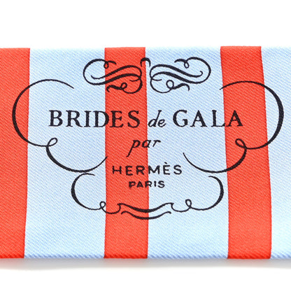 Hermes Silk Brides De Gala Bayaderes Twilly Ciel Rouge Marine 5 of 5
