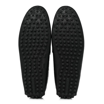 Louis Vuitton Damier Infini Hockenheim Moccasin Loafers 7 Onyx 6 of 9