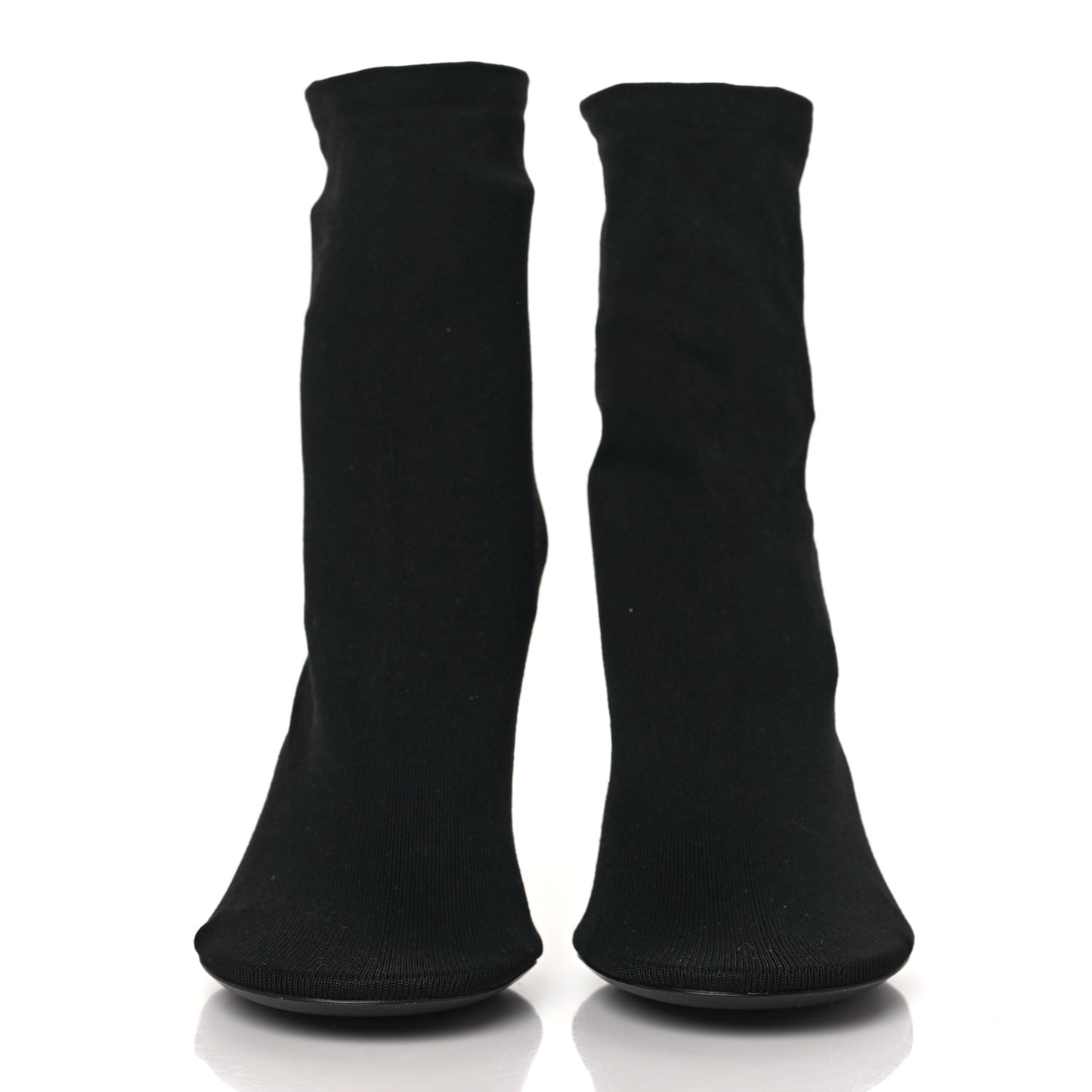 Stretch Tight Fabric Tight 110mm Booties 38 Black