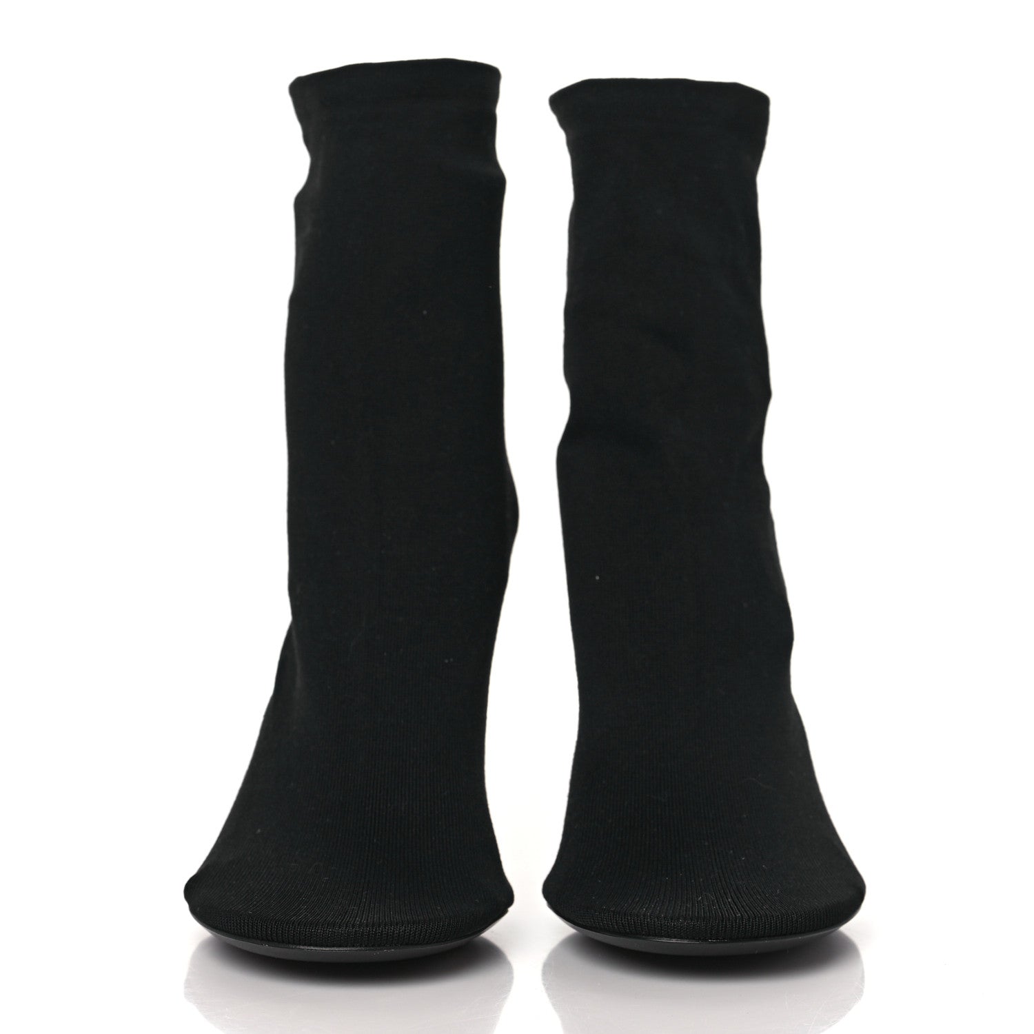 Balenciaga Stretch Tight Fabric Tight 110mm Booties 38 Black 2 of 6