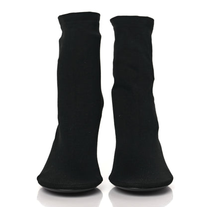 Balenciaga Stretch Tight Fabric Tight 110mm Booties 38 Black 2 of 6