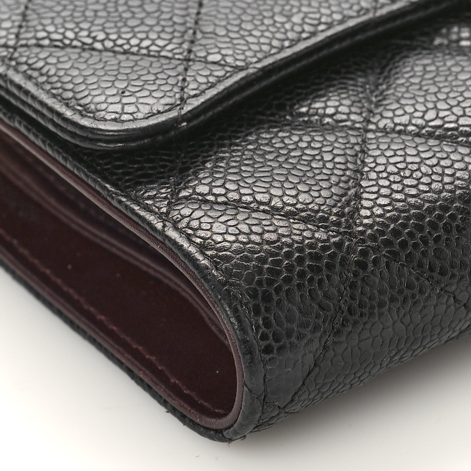 Chanel Caviar Quilted Large Flap Wallet Black 8 of 13