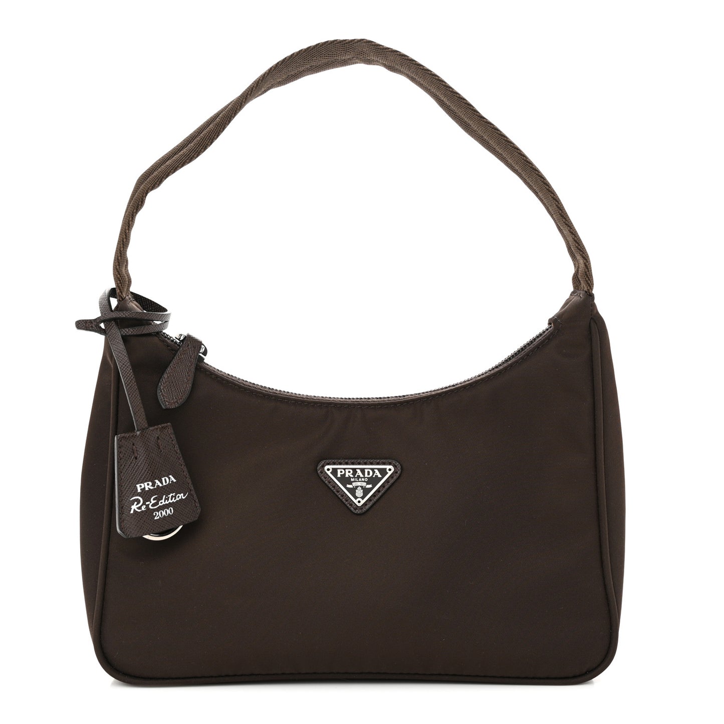 Tessuto Nylon Mini Re-Edition 2000 Bag Caffe