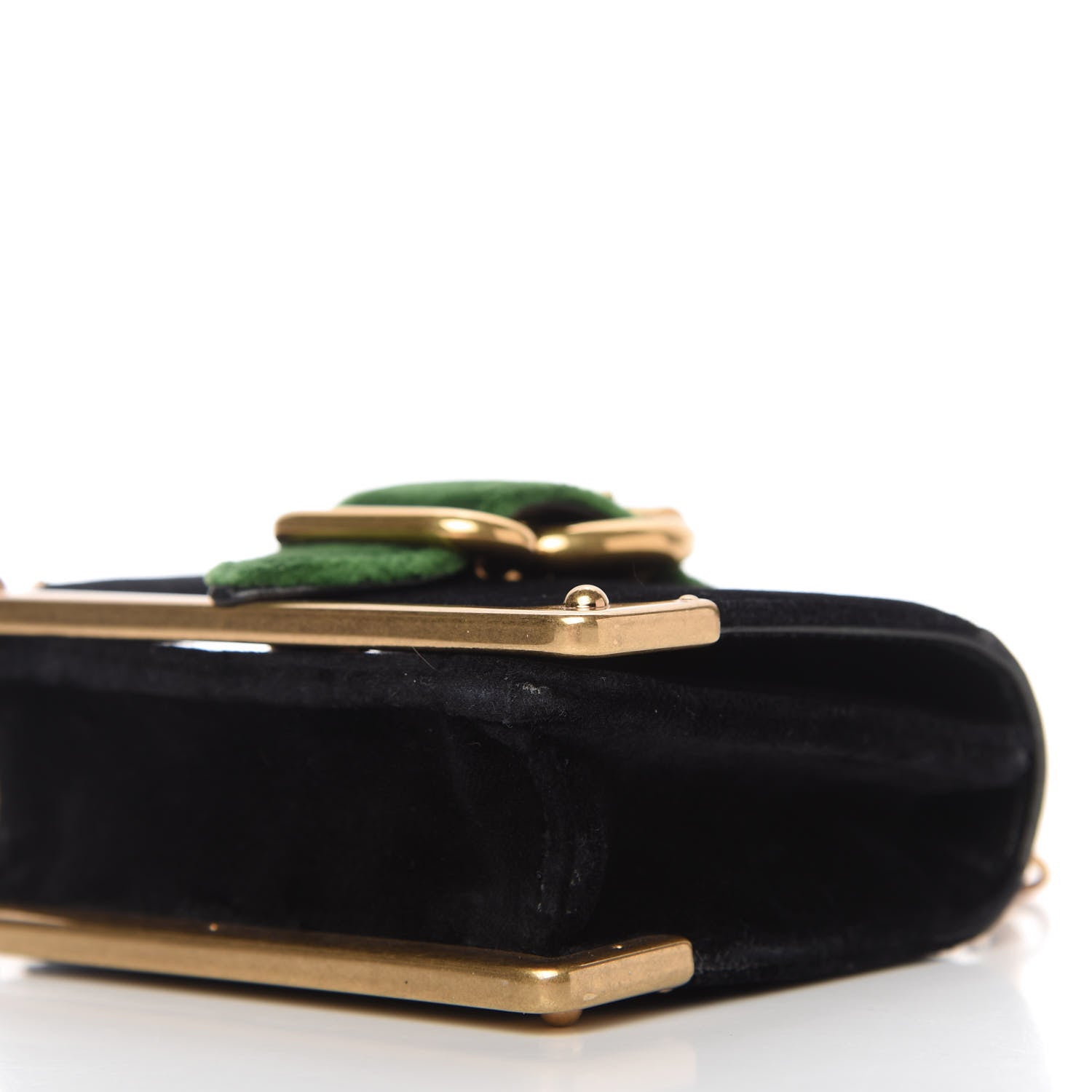 Prada Velvet City Calfskin Micro Cahier Bag Black Alloro 7 of 11