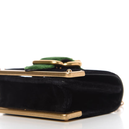 Prada Velvet City Calfskin Micro Cahier Bag Black Alloro 7 of 11