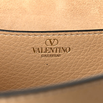 Valentino Garavani Soft Grainy Calfskin Alltime Shoulder Bag Cappuccino 6 of 8