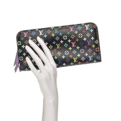 Louis Vuitton Monogram Multicolor Insolite Wallet Black Violet 2 of 6