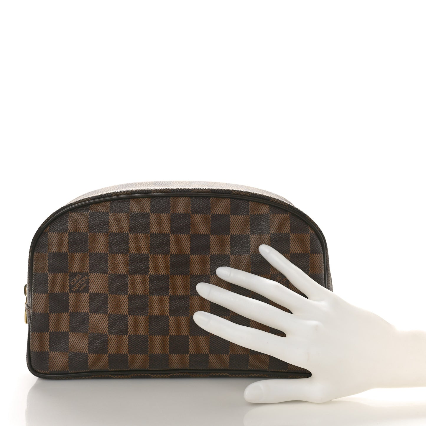 Damier Ebene Toiletry Bag 25