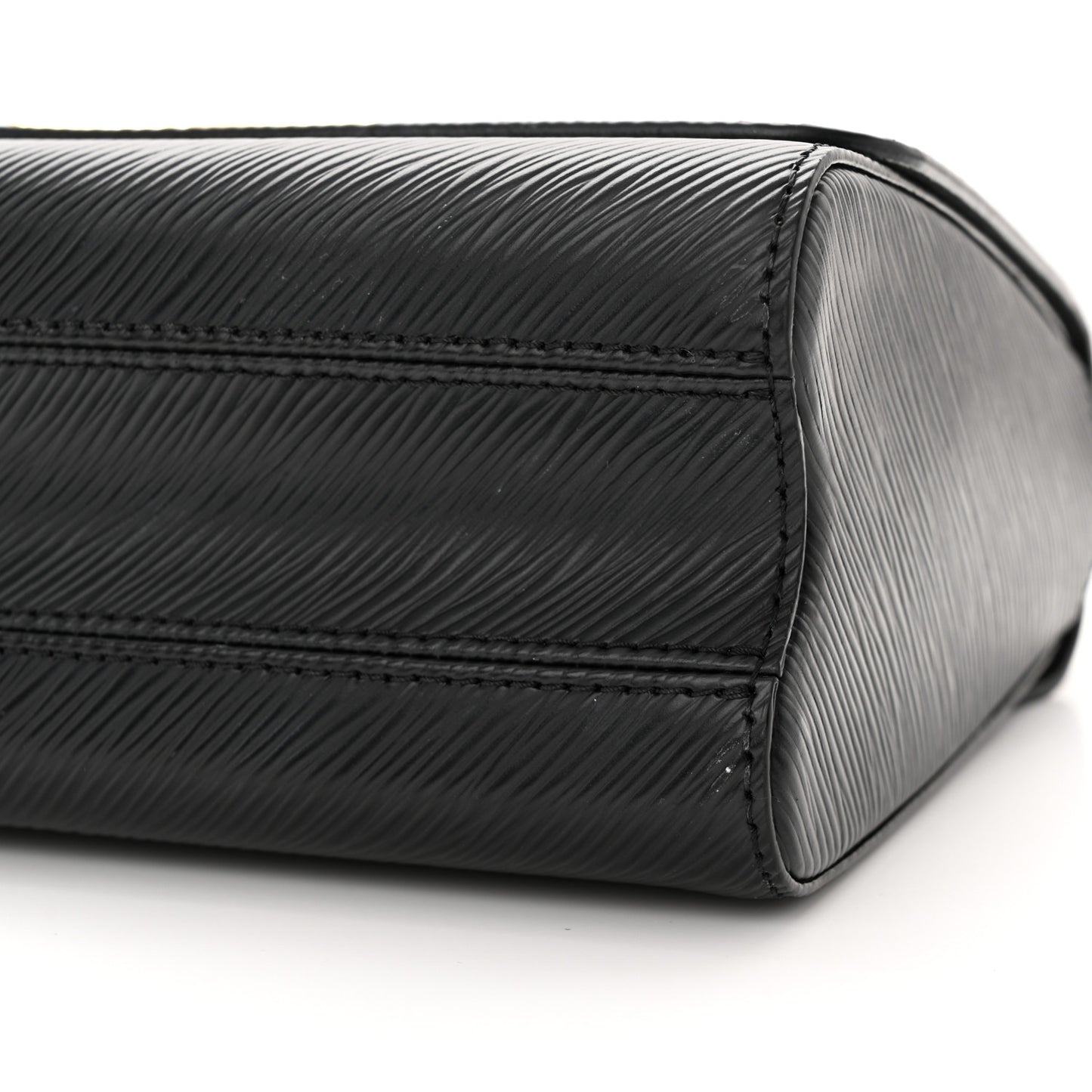 Epi Twist Monogram Flower Chain Shoulder Bag MM Black