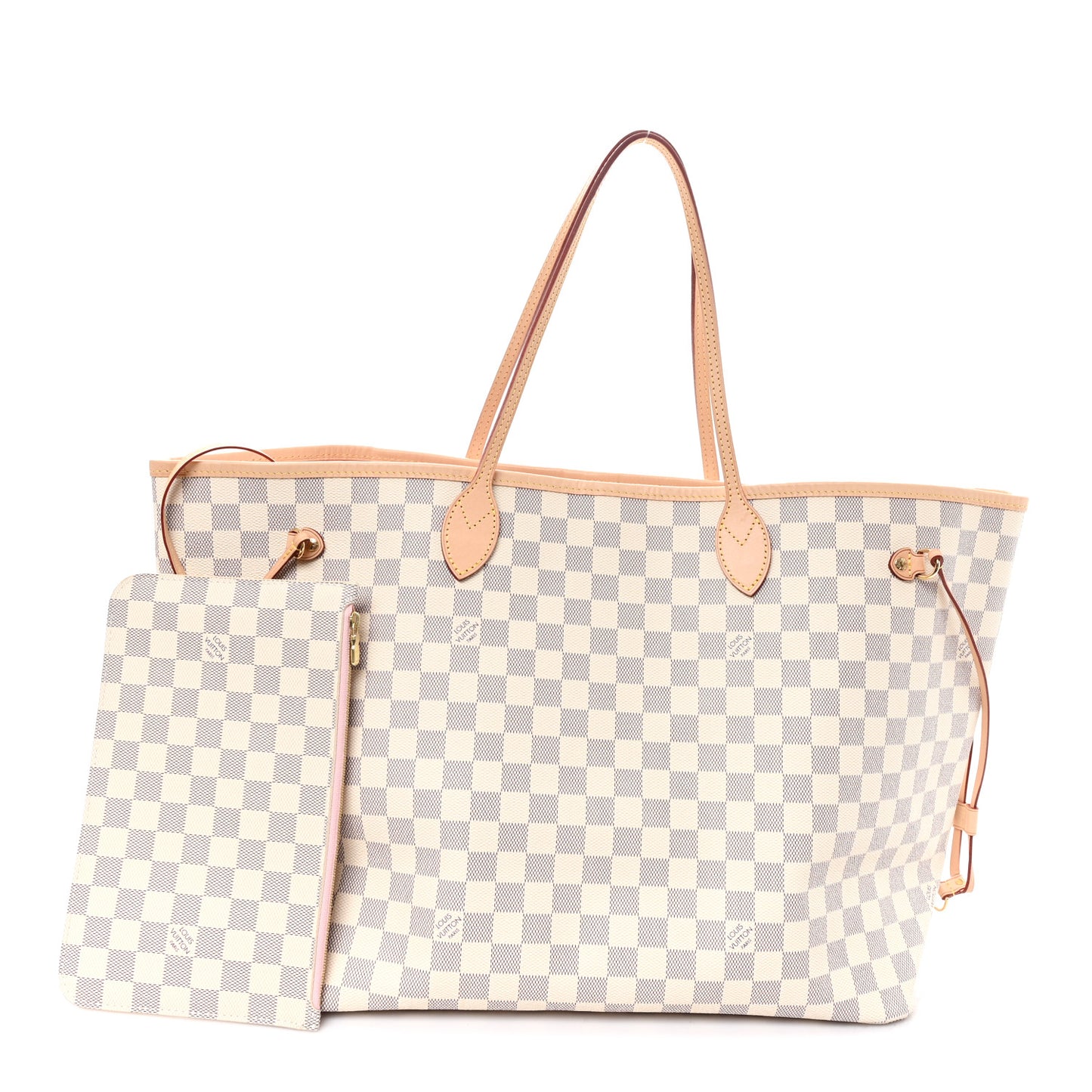 Damier Azur Neo Neverfull GM Rose Ballerine