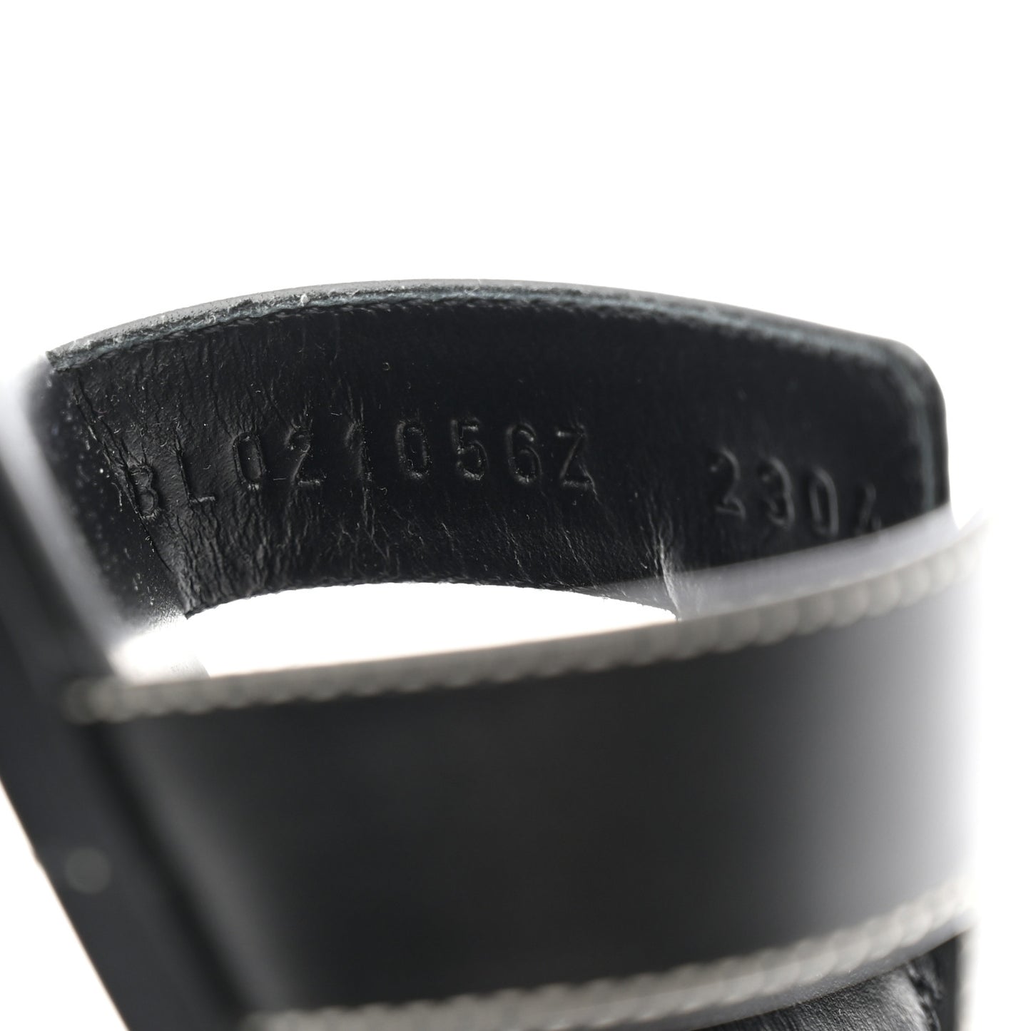 Box Calfskin Oran Sandals 36.5 Black