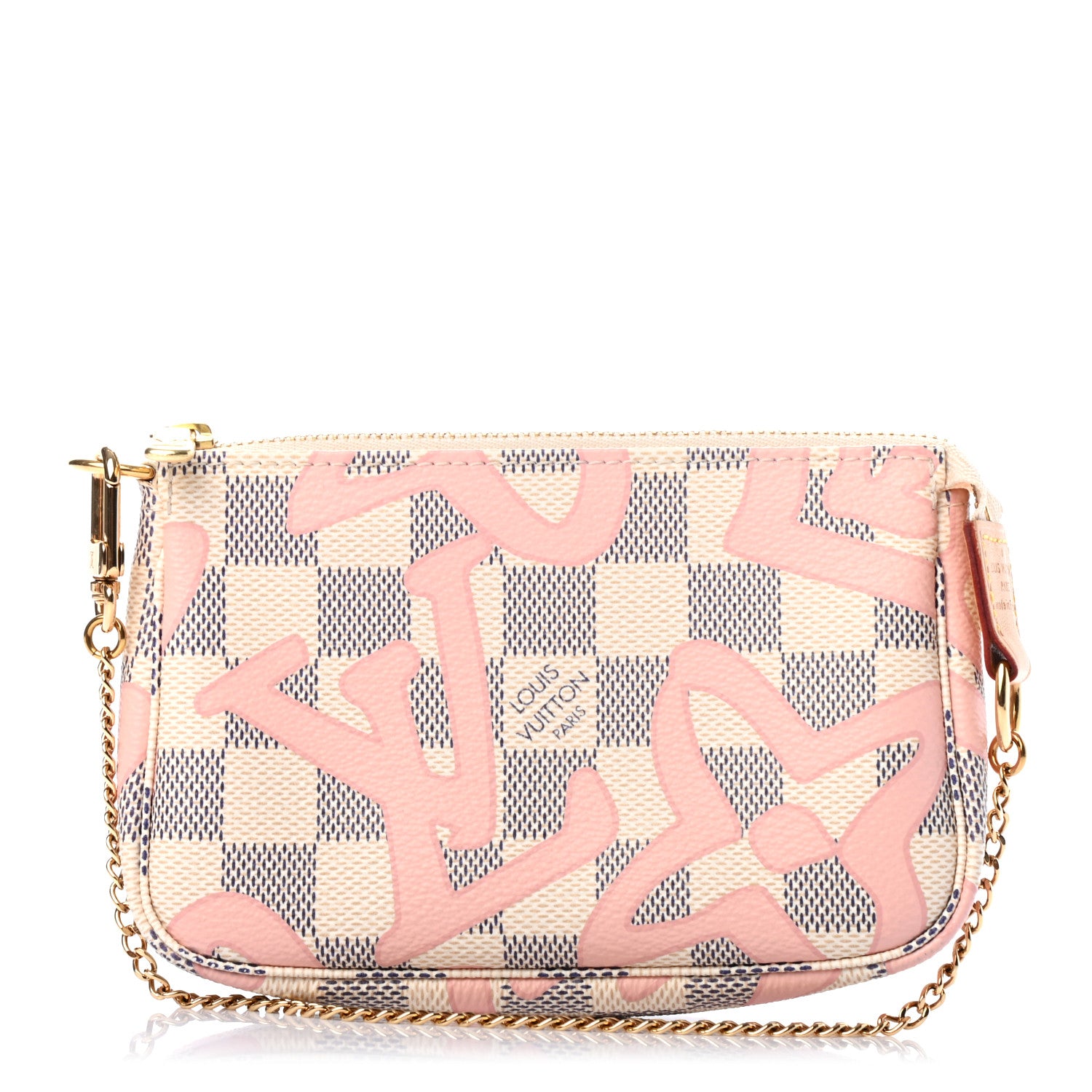 Louis Vuitton Damier Azur Tahitienne Mini Pochette Accessories 1 of 7