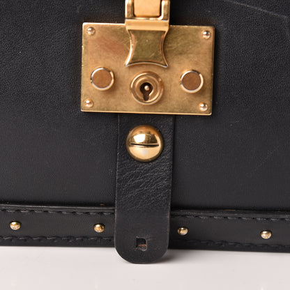 Christian Dior Calfskin Studded Square Dioraddict Flap Black 10 of 25