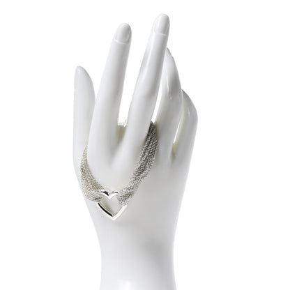 Tiffany Sterling Silver Heart Mesh Bracelet 2 of 4