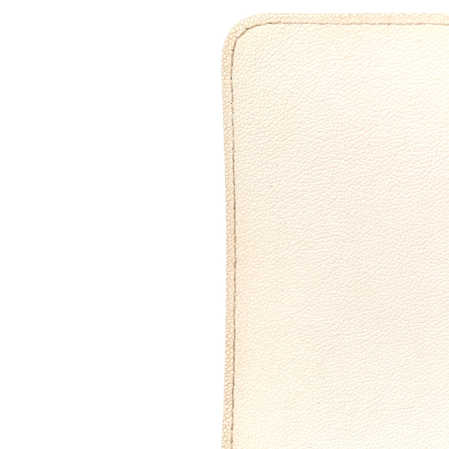 Caviar Quilted Medium Boy Flap White