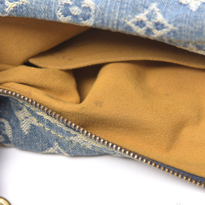 Louis Vuitton Monogram Denim Baggy PM Blue 7 of 16