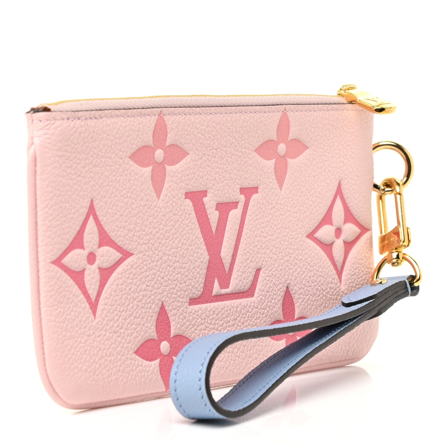 Louis Vuitton Empreinte Monogram Giant By The Pool Trio Pouch Rosebud Summer Blue Cream Saffron 3 of 8