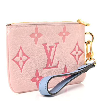 Louis Vuitton Empreinte Monogram Giant By The Pool Trio Pouch Rosebud Summer Blue Cream Saffron 3 of 8
