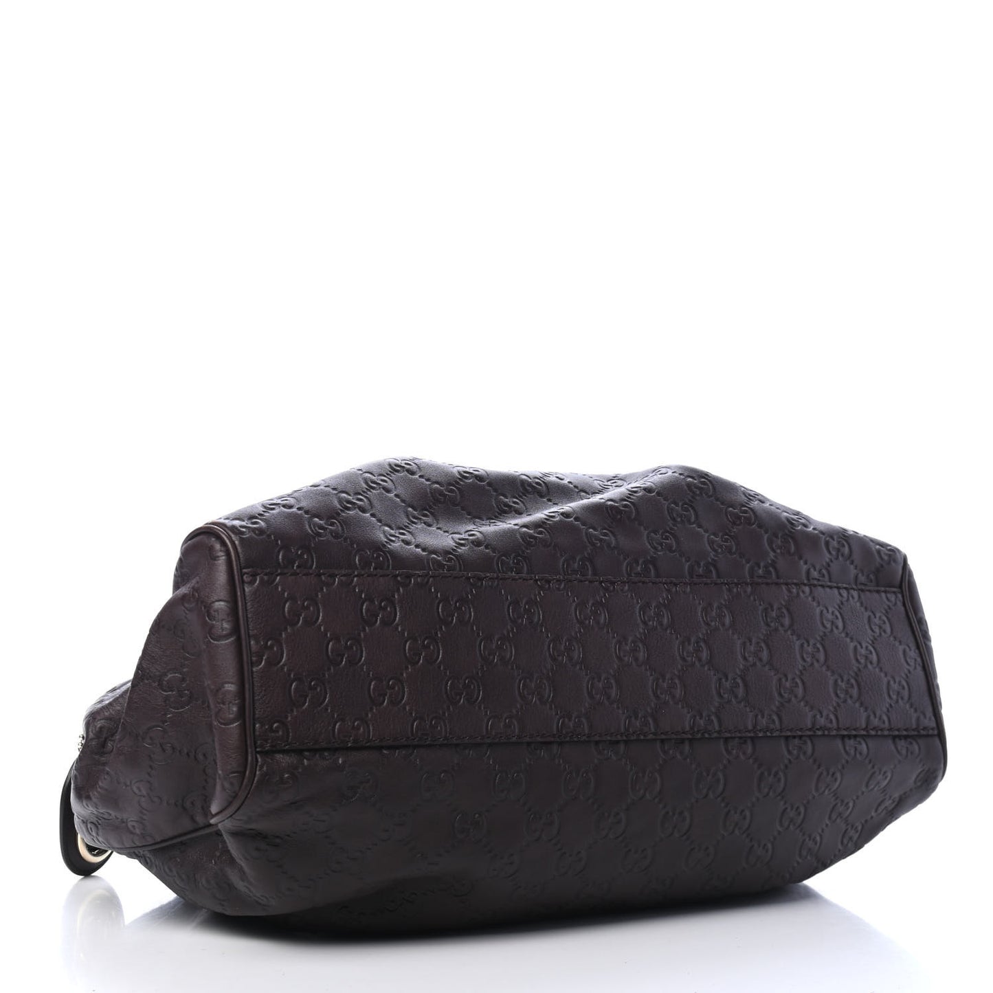 Guccissima Medium Sukey Tote Chocolate