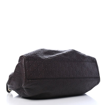 Gucci Guccissima Medium Sukey Tote Chocolate 3 of 4