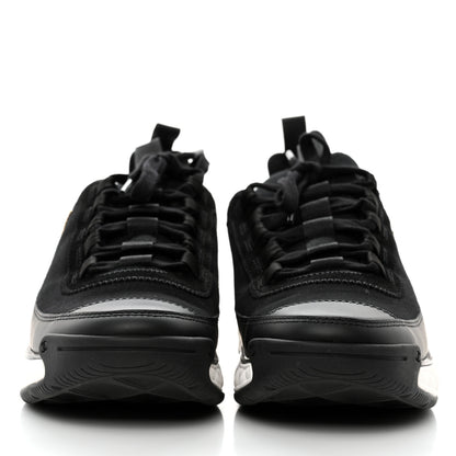 Chanel Velvet Calfskin Mixed Fibers CC Sneakers 39 Black 2 of 9