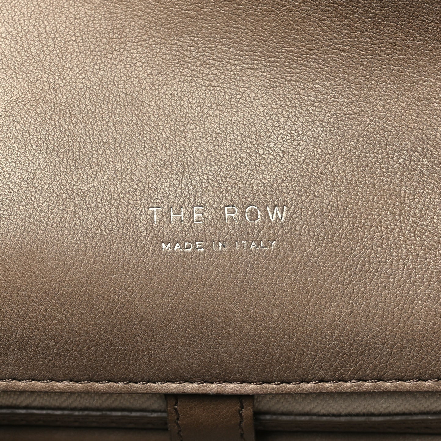 Polished Saddle Calfskin Soft Margaux 12 Mouse Grey