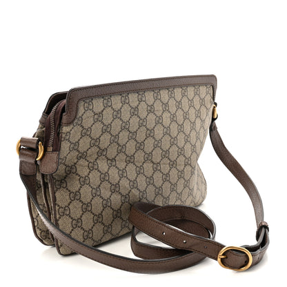 Gucci GG Supreme Monogram Web Medium Ophidia Shoulder Bag Beige New Acero 3 of 10