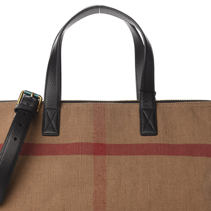 Burberry Canvas Check Armley Folding Messenger Black 10 of 10