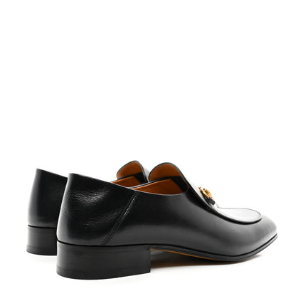 Gucci Goatskin Mens Horsebit Loafers 11 Black 4 of 9