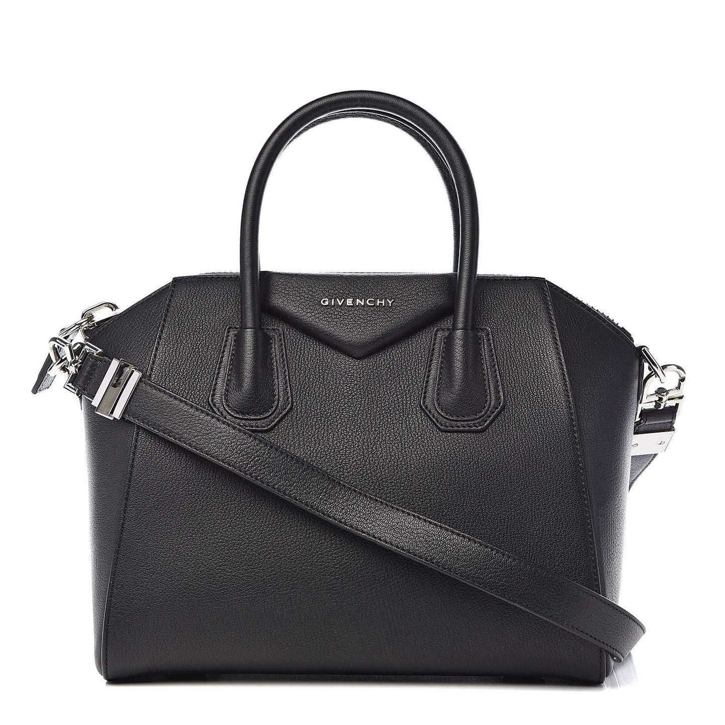 Sugar Goatskin Small Antigona Black